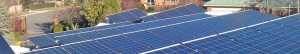 Residential solar panel installation